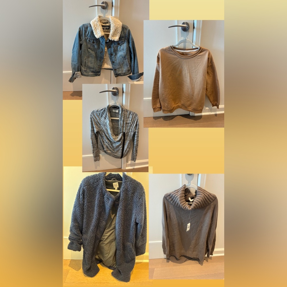 CLOSET CLEAR OUT bundle outerwear gap LOFT SHEIN